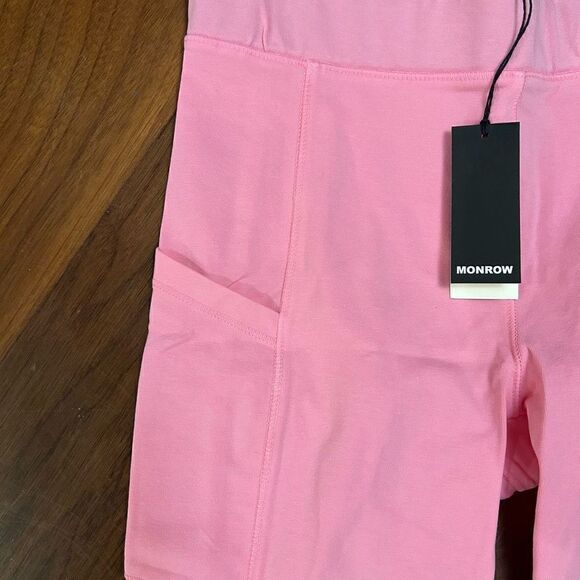 ‎Monrow NWT hot pink bike shorts - Picture 2 of 6